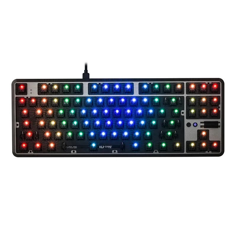 Новая! Механическая проводная клавиатура CIDOO CD702S с переключателем Blue/Red/Black для игр с RGB-подсветкой 87 клавиш для ПК и ноутбука.