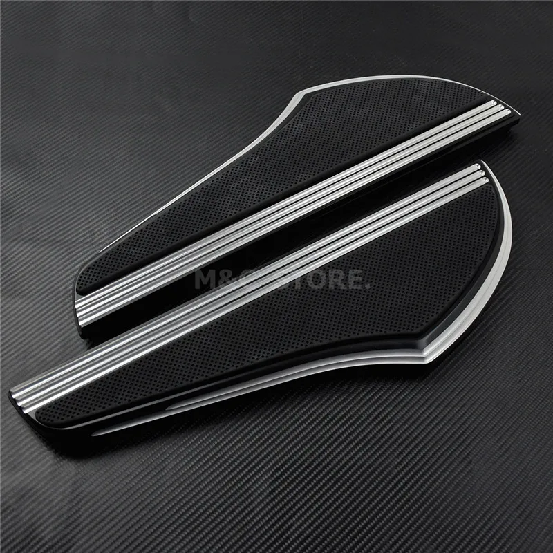 Передние Подножки водителя для пола для Harley Touring Road King Tri Street Glide FLHR FLHX 2000- Softail Heritage Fat boy