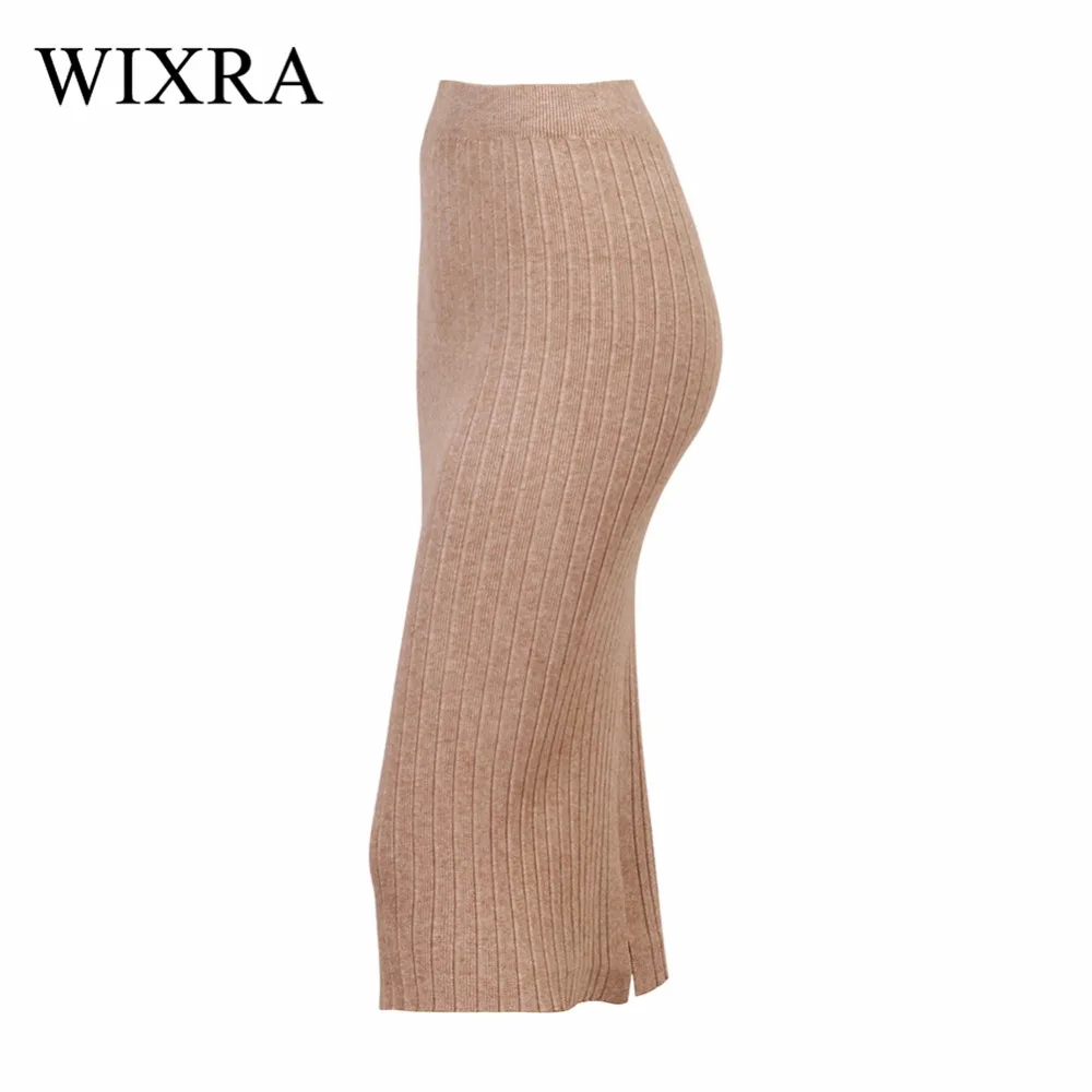 Базовые юбки карандаш Wixra весна осень 2018 длинные женская сексуальная облегающая