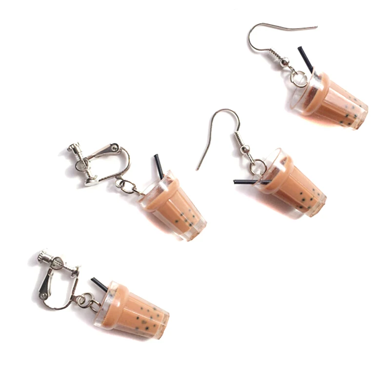 1 пара жемчужные молочные чайные и фруктовые творческие Висячие индивидуальные