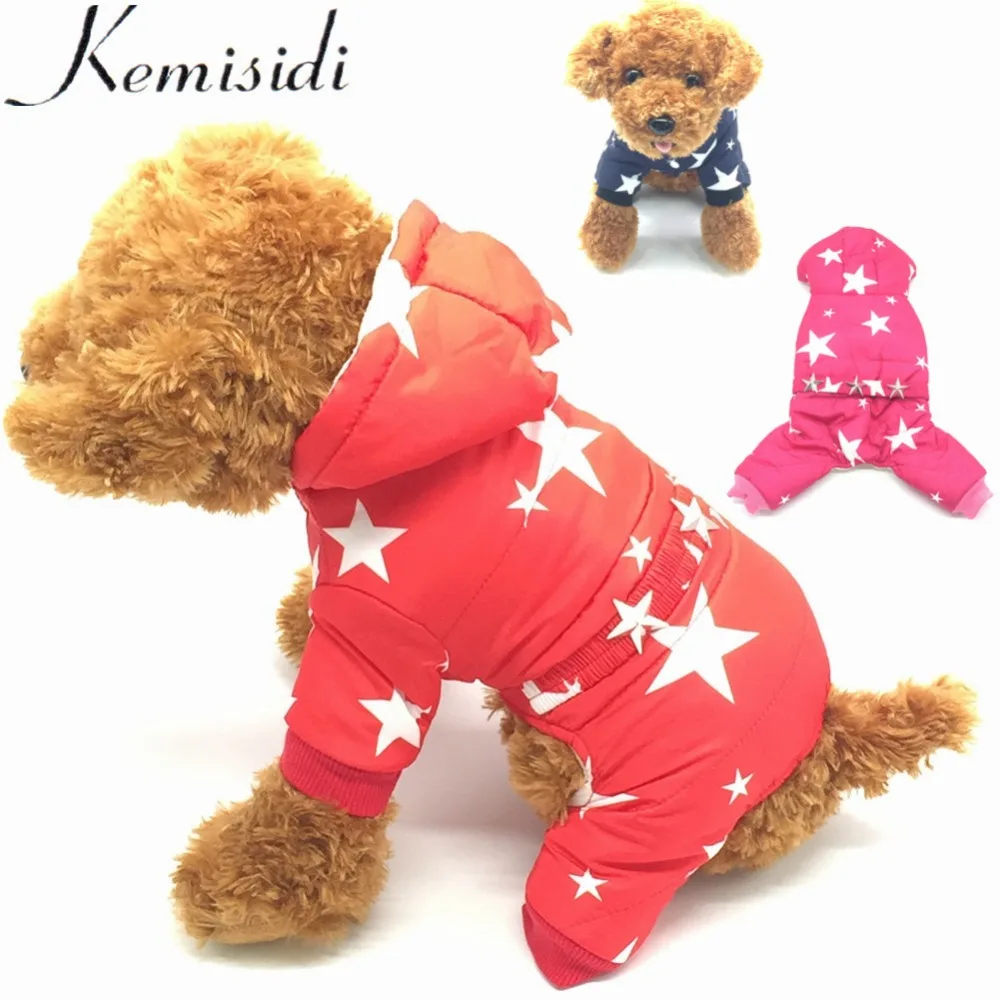 

KEMISIDI Winter Thickening Dog Clothes Warm Small Dog Coat Jacket Funny Pet Dog Costume Winter Pug French Bulldog Teddy Clothes