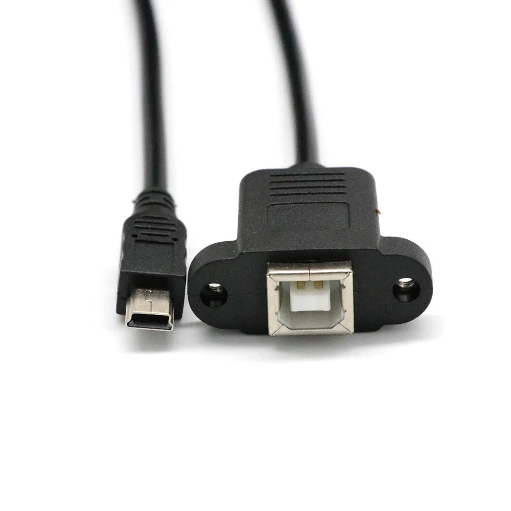 Кабель для крепления панели принтера + винт Mini USB 5 Pin штекер на 2 0 B
