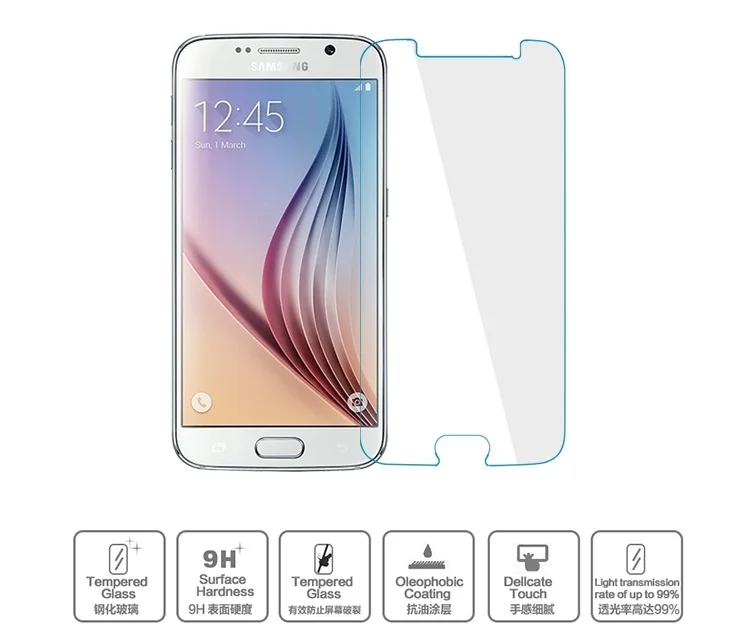 0 3 мм 9H взрывоустойчивое закалённое защитное Стекло для samsung Galaxy S7 S3 S4 S5 S6 i9082 G530 G360 J1 чехол с защитной пленкой