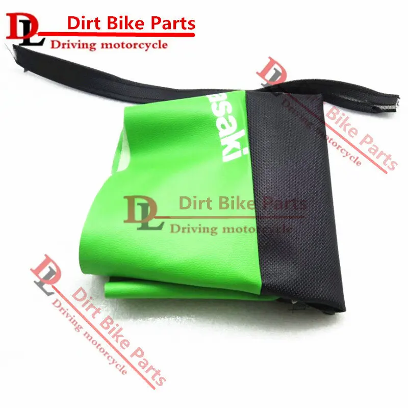 Красная Подушка сиденья мотоцикла из ПУ кожи водонепроницаемый чехол для Kawasaki