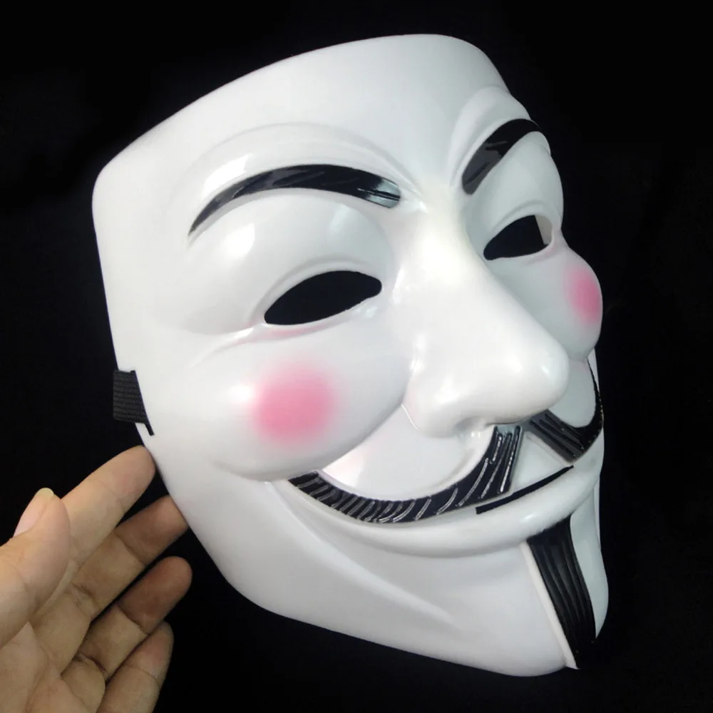 Вечерние Маски V для Vendetta Маска Anonymous Guy Fawkes необычный аксессуар костюма взрослых