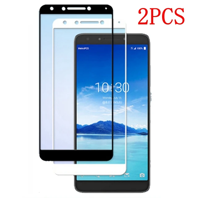 2 шт полное покрытие из закаленного стекла для Alcatel 7 защитная пленка для экрана для Alcatel 7 стекло