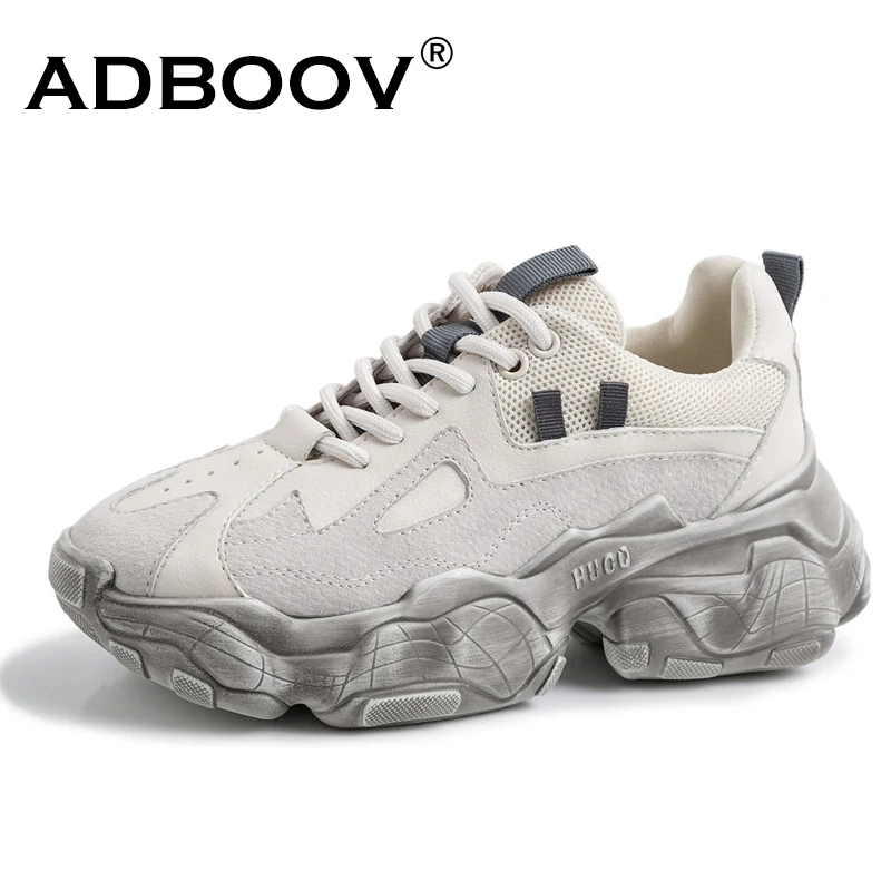 ADBOOV/Новинка; женские кроссовки из натуральной кожи; большие размеры 35-42; обувь на платформе; женские кроссовки с потертостями; Basket Femme