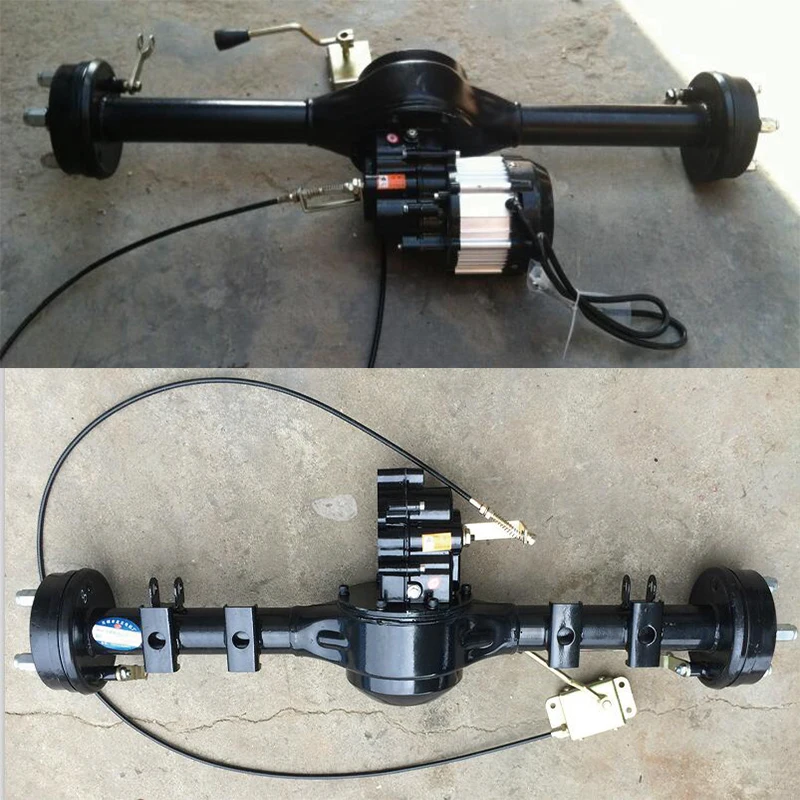 Brushless Differential Engine Electric 60V 1000W Tricycle Rear Axle Differential Axle Motor Kit Electric Bicycle Accessories