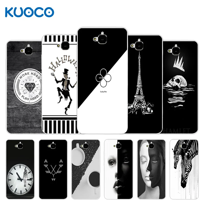 Мягкий силиконовый чехол для Huawei Y6 Pro / Honor Play 5X Enjoy 5 Holly 2 Plus B & W 4C Capa|case cover|silicone huawei