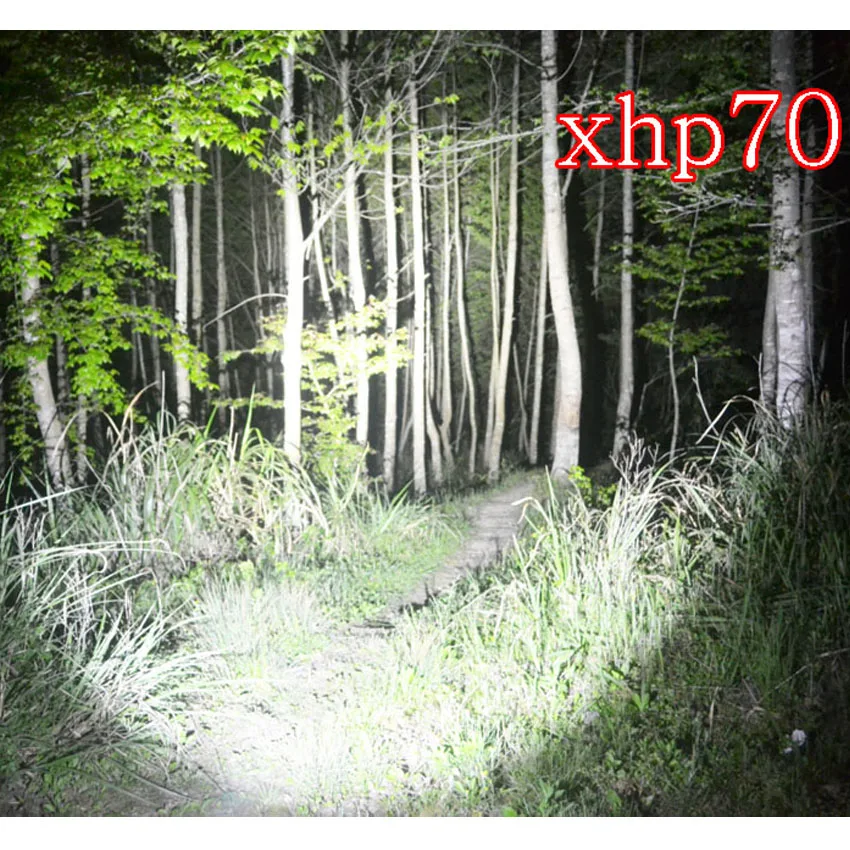 Многофункциональный перезаряжаемый светодиодный тактический фонарик XHP70.2 3800