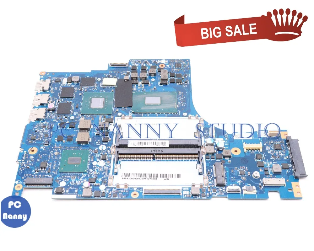 

PCNANNY 5B20N00291 DY512 NM-B191 for lenovo Y520 laptop motherboard 15.6 Inch i5-7300HQ DDR4 GeForce GTX 1050 GDDR tested