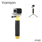 Водонепроницаемая плавающая рукоятка Vamson для Go Pro Hero 10 9 8 7 6 5 4 Black, водный спорт для DJI Action для Yi 4K GoPro 10 VP418