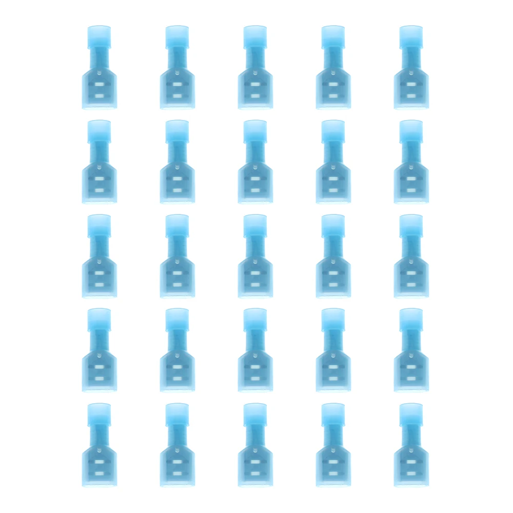 Комплект нейлоновых наконечников 16-14 AWG Blue 50 шт. полностью изолированный провод