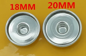 Горячая Распродажа, 50 шт., кнопки 18 мм и 20 мм для печати, кнопки для печати или стразы, кнопки для самостоятельной сборки