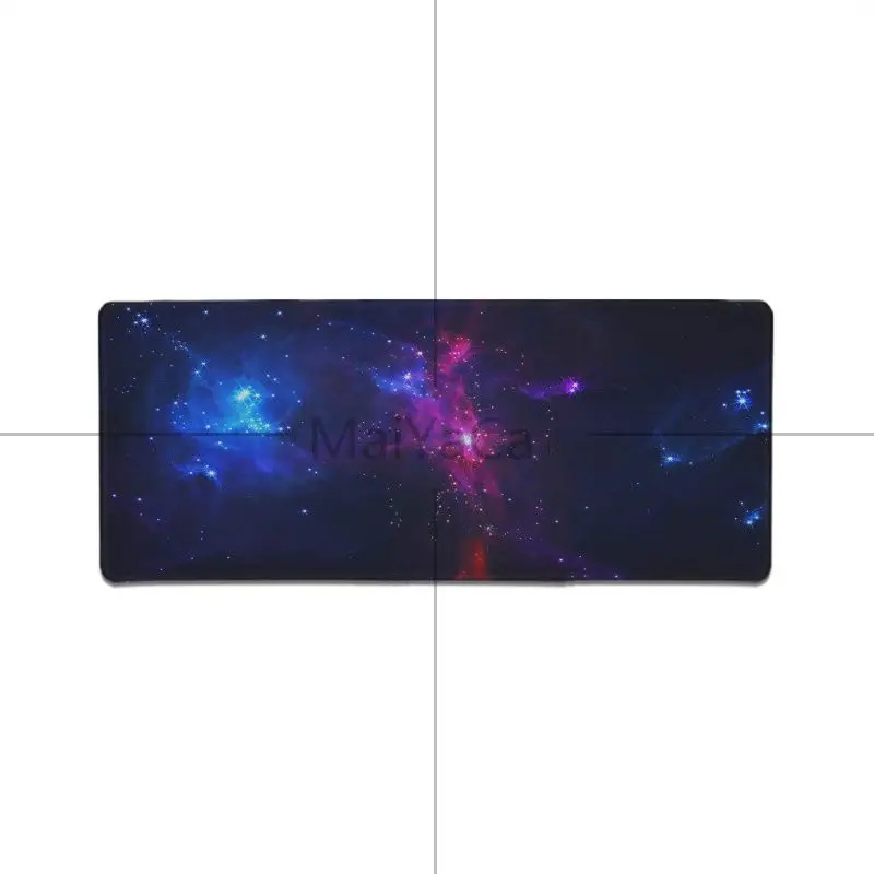 Lock Edge 30x60cm Maiyaca Galaxy Colorful Starry Sky mouse pad gamer play mats Gaming Mouse Pad Gamer Mouse pad Anime Mousepad mat Speed Version - Color: Lock Edge 30x60cm