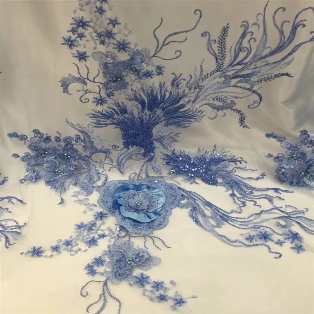 2019 Высококачественная африканская кружевная ткань зеленая французская сетчатая