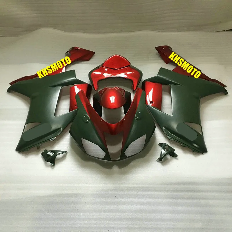 Набор обтекателей мотоцикла для KAWASAKI Ninja ZX6R 07 08 636 2007 2008 zx 6r Red ABS Обтекатели набор + 7