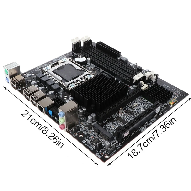 Новый X58 для рабочего стола материнской платы Lga 1366 профессиональный настольный