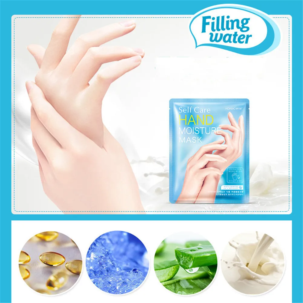 Маска для рук увлажняющие перчатки уход за кожей молочный белок эссенция с