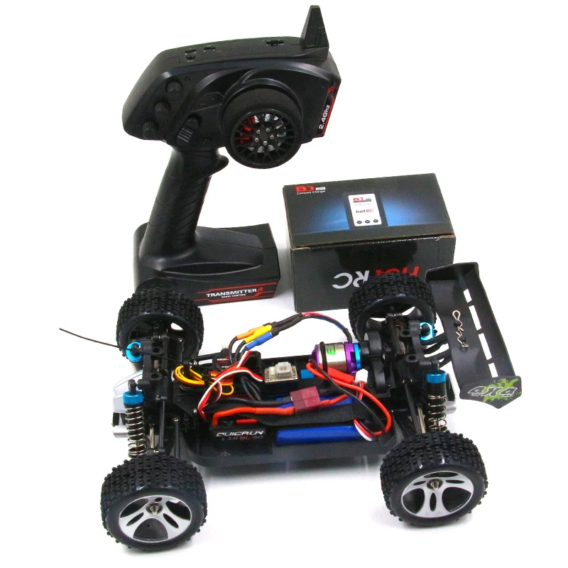 Двигатель FATJAY RC WLtoys 1/18 A959 A969 A979 A929 ARR RTR BLDC улучшенная электросистема 2830 3500KV Quicrun 30A