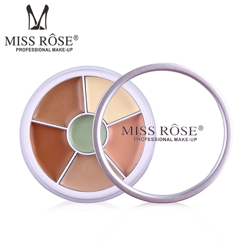Темные круги 3 # мисс Роуз корректор Палитра контур зеленый фиолетовый палитра Face