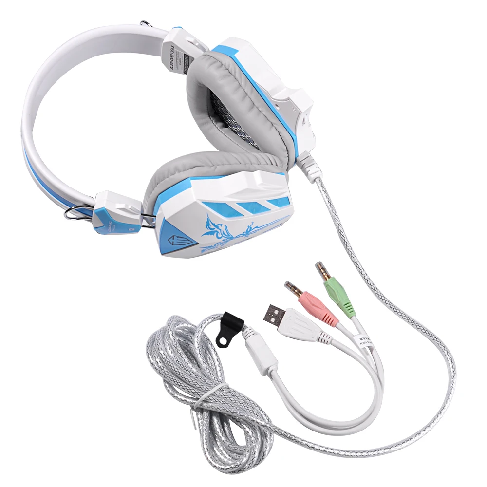 Hot Sale Cosonic CD-618 LED Light Gaming Headphone Hifi Stereo Game Headset Bass Earphone with Microphone for PC Gamer | Электроника