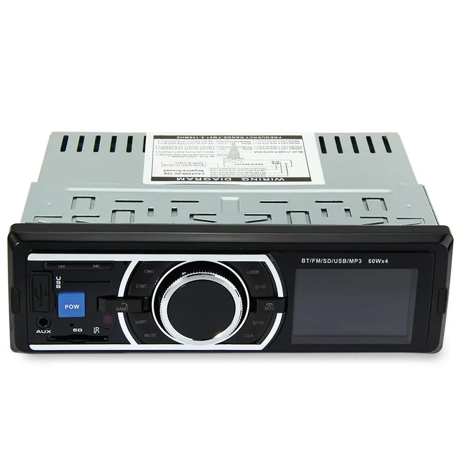 1Din автомобиля Радио MP3 стерео Bluetooth плеер с Дистанционное управление AUX IN