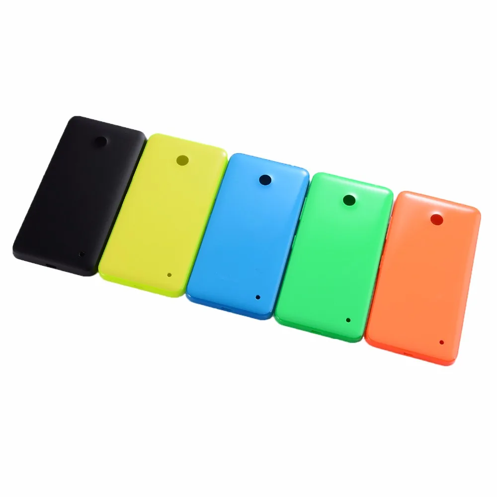 Для Nokia Lumia 630 635 RM-977 RM-978 Корпус чехол задняя крышка батареи с кнопками громкости