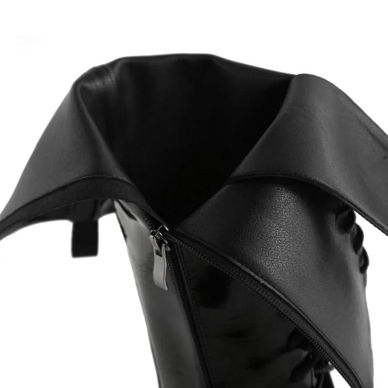 RIZABINA/женские ботинки на плоской подошве зимняя женская обувь молнии со шнуровкой