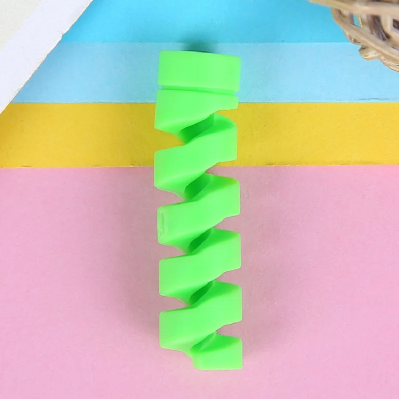 Спиральный протектор кабеля провод передачи данных силиконовая катушка