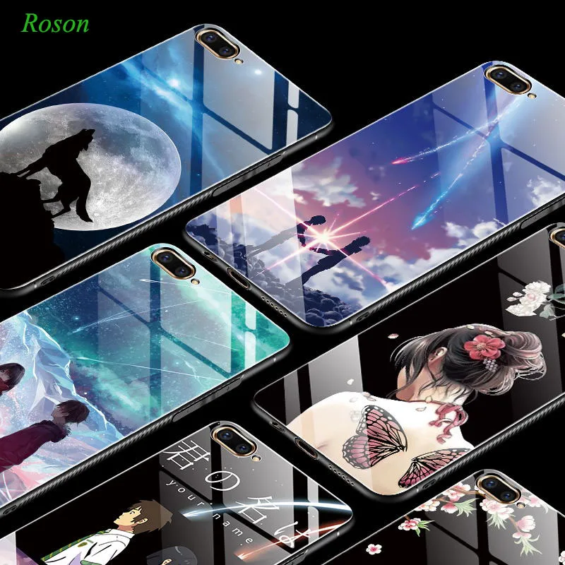 Мобильный телефон чехол для OPPO R11 R15 акриловый R11s плюс Чехол oppo R9 силиконовый ПК R17