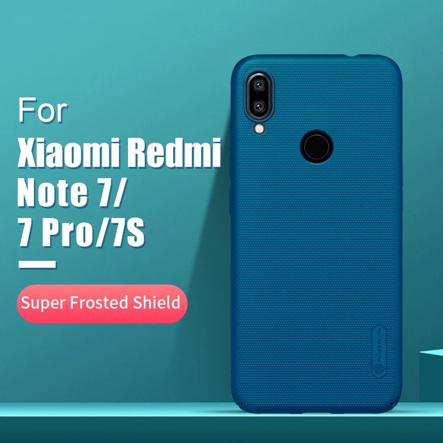 Чехол для телефона NILLKIN Redmi note 7 6.3 матовый жесткий чехол подходит pro/ 7s|Бамперы| |