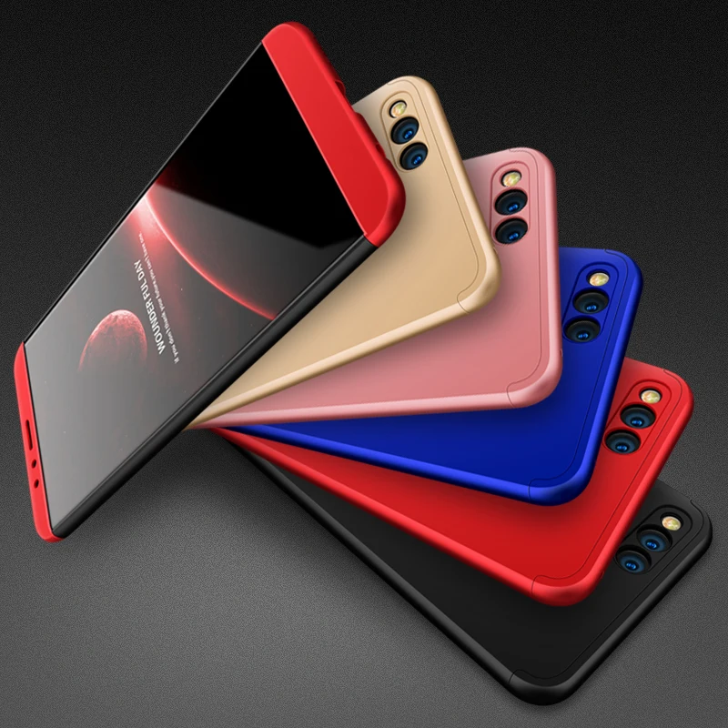 Bosilang 360 полная защита пластиковый жесткий чехол + закаленное стекло Защитная