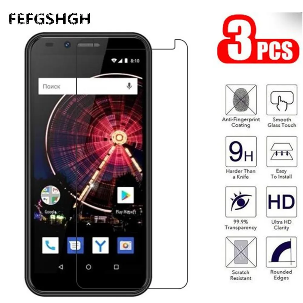 Закаленное стекло 2.5D 9H для Vertex Impress Flash Защитное экрана защитная пленка |