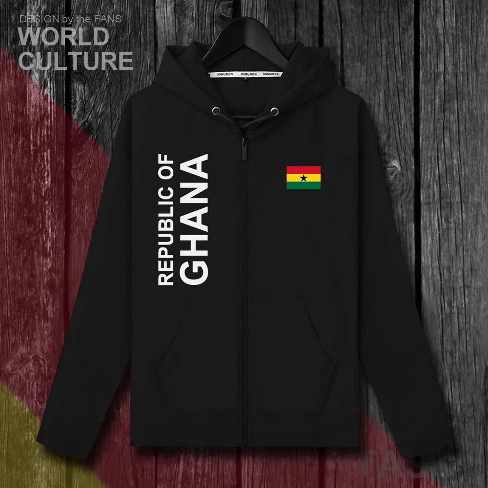 Ghanaian GHA GH мужские флисовые толстовки с капюшоном зимний Кардиган трикотажные
