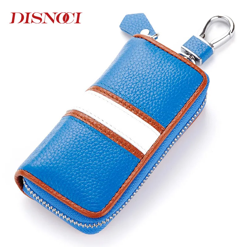 DISNOCI бумажник для ключей из коровьей кожи чехлы автомобильных мужские кожаные на
