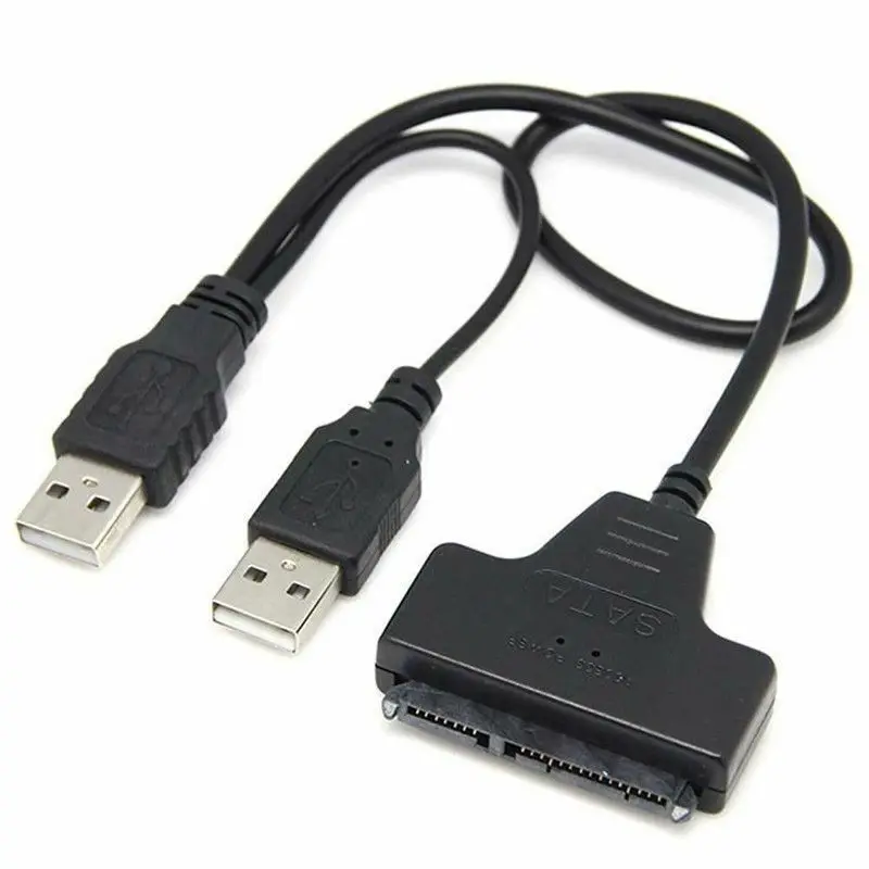 SATA 7 + 15 22 Pin к USB 2 0 кабель адаптера для 5 HDD жесткий диск ноутбука Новый|Компьютерные