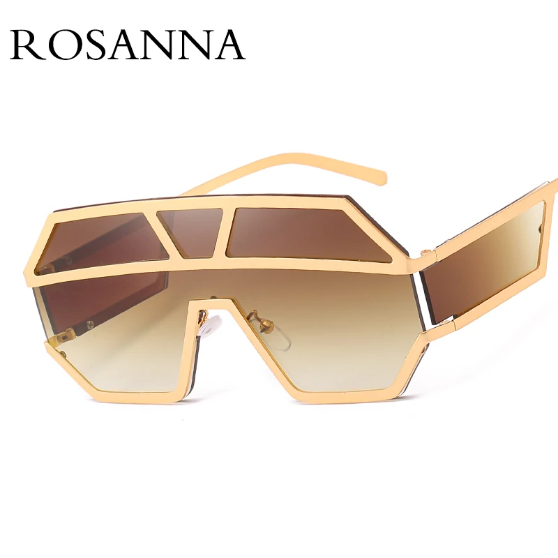 ROSANNA, новинка, цельные линзы, солнцезащитные очки для женщин, фирменный дизайн, негабаритные Квадратные Солнцезащитные очки, винтажные мужские солнцезащитные очки, защита от солнца, UV400
