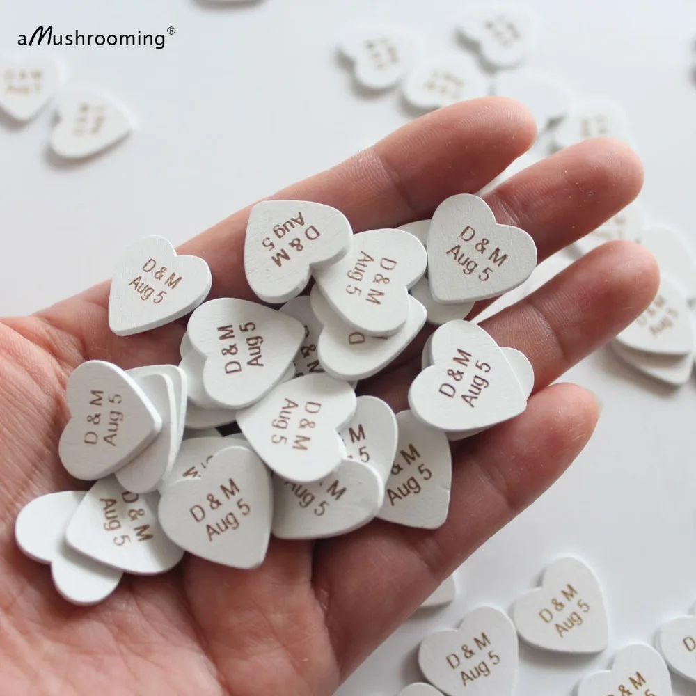 Пользовательская Свадебная бирка персонализированная для сувениров с именем и