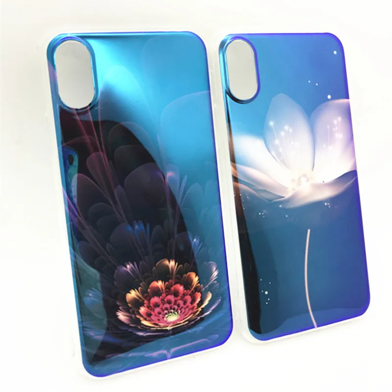 E-SKY Blue Ray рисунком чехол для iPhone 6s 6 7 8 плюс Мягкие силиконовые Симпатичные случаи
