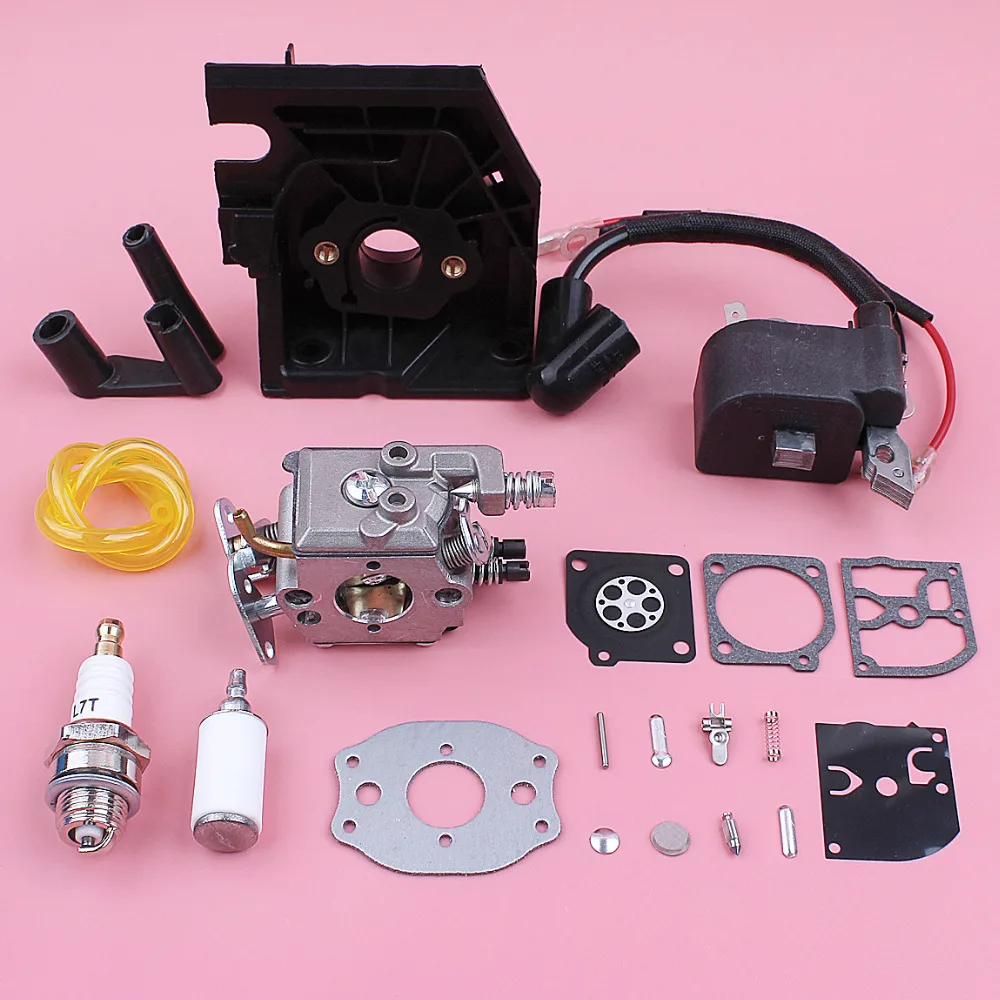 Карбюратор Carb катушка зажигания для Husqvarna 136 137 141 142 топливный фильтр втулка
