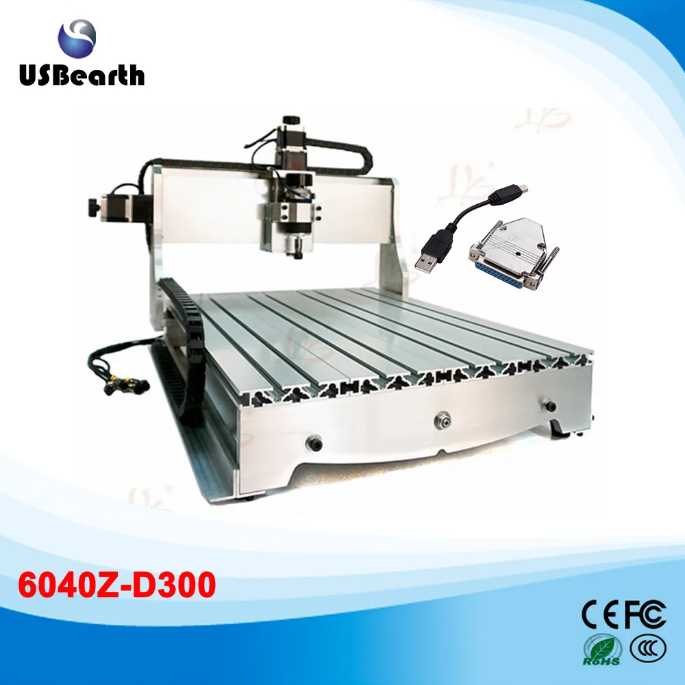 

Russia tax free CNC 6040 milling machine Engraver machine with usb adapter for woodworking hobby