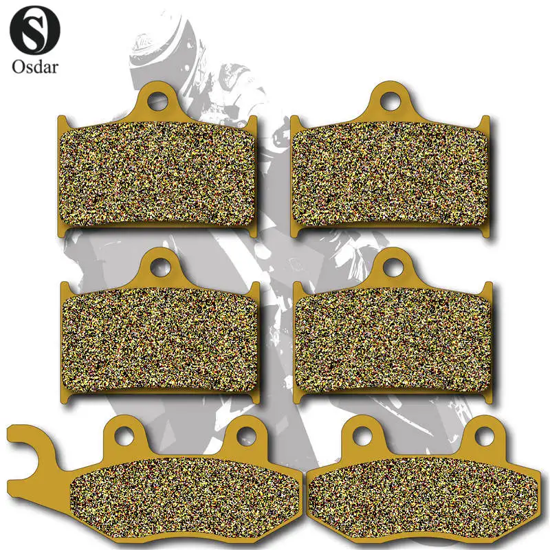 Тормозные колодки для мотоцикла передние + задние TRIUMPH T595 Daytona 1997 955i 98 00 Speed Triple (EFI)