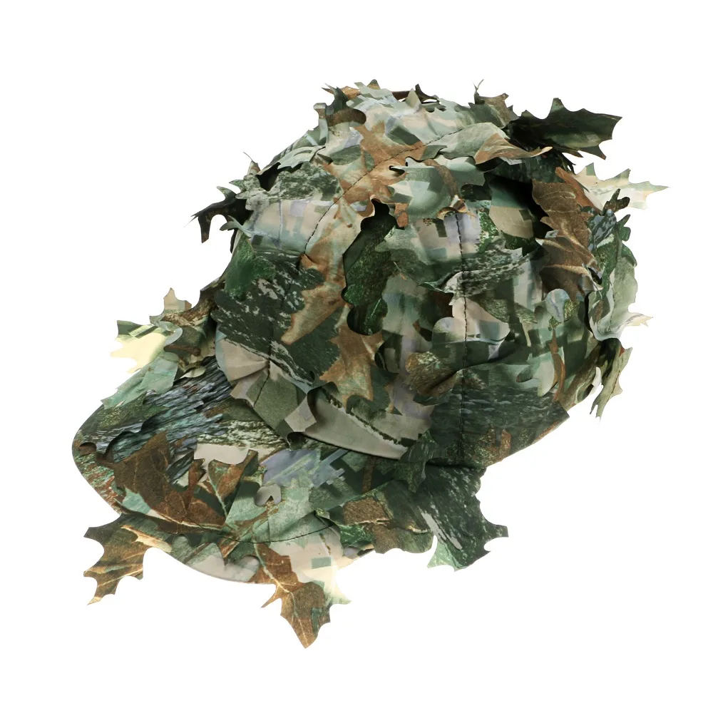 Открытый Bionic замаскированная Кепка Камуфляж охотничья шляпа Снайпер скрытый