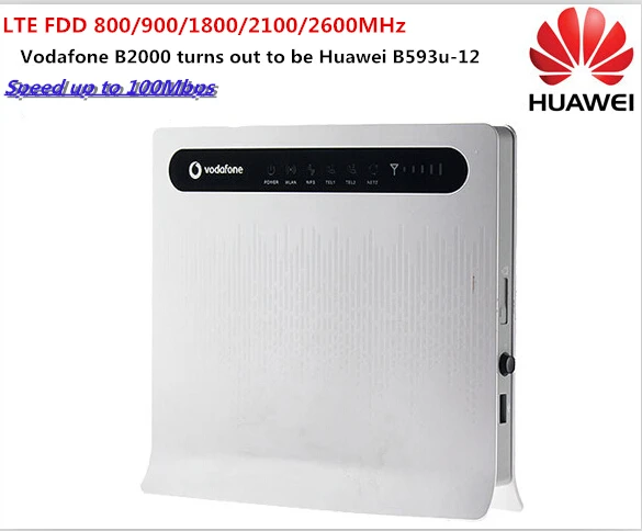 Wi Fi роутер huawei b593 с поддержкой 4g/lte и sim картой|wi-fi cpe|lte cpe4g wifi router portable |