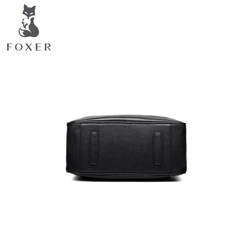 FOXER брендовая Повседневная сумка на плечо 2018 новый стильный кожаный рюкзак с