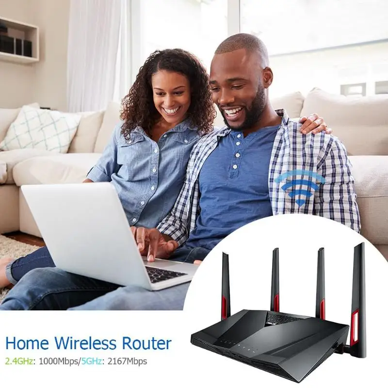 ASUS RT-AC88U 2,4 ГГц/5 ГГц двухдиапазонный Wifi роутер 3167 Мбит/с беспроводной повторитель встроенный брандмауэр Поддержка 3G/4G