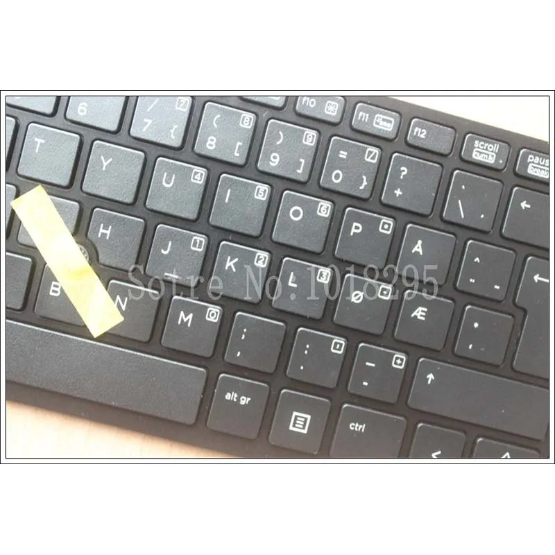 Новая клавиатура для ноутбука HP EliteBook 840 G1 850 Black Norway NW с рамкой подсветкой 736654-091