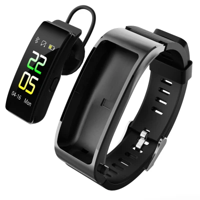 Black Silicon Strap Новейший Y5 Смарт-часы Bluetooth HIFI наушники кровяное давление пульсометр умный браслет мужской спортивный умный браслет IOS Android - Цвет: Black Silicon Strap
