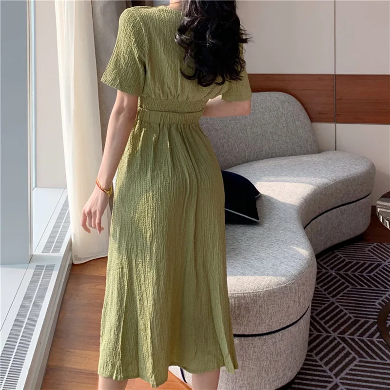 Женский однотонный костюм с пуговицами повседневный винтажный комплект из 2